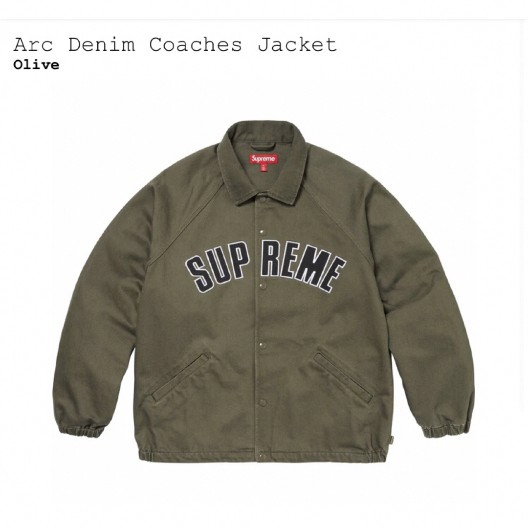 Supreme(シュプリーム)のSupreme ARC Denim Coaches Jacket "Olive" メンズのジャケット/アウター(その他)の商品写真