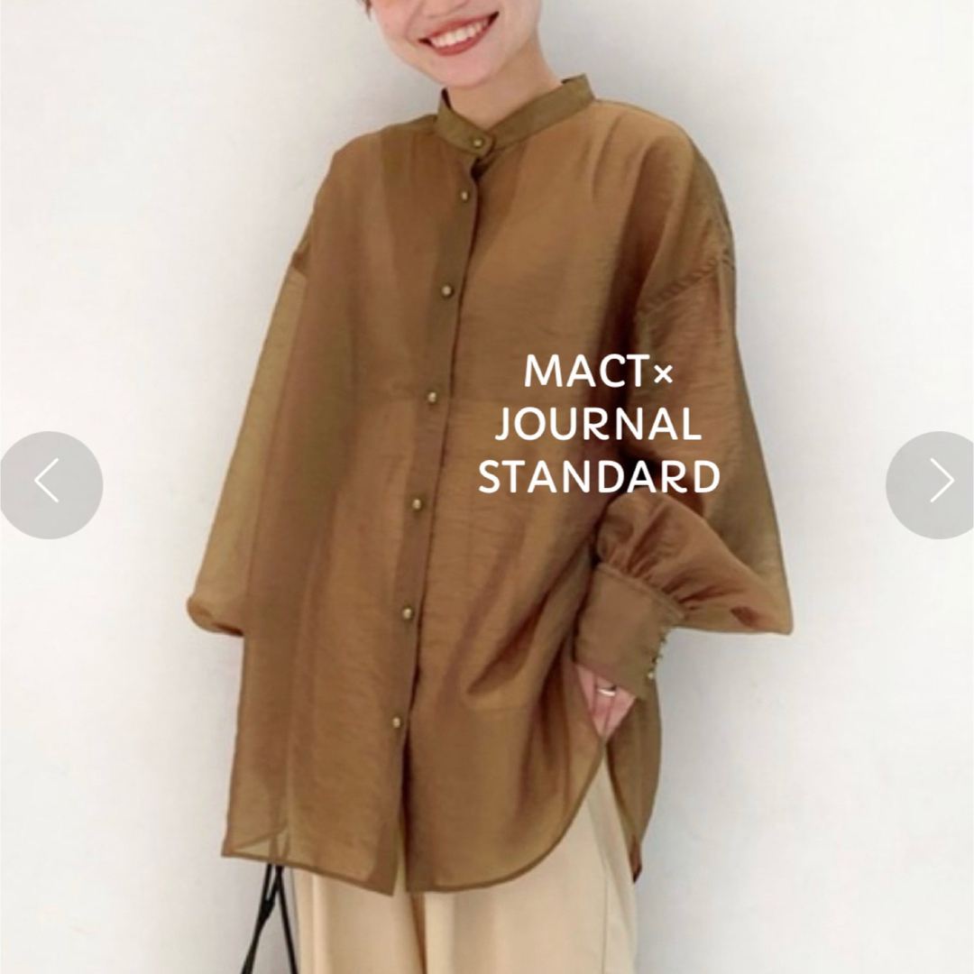 JOURNAL STANDARD(ジャーナルスタンダード)のMACT×JOURNAL STANDARD ボイルワッシャーシャツ レディースのトップス(シャツ/ブラウス(長袖/七分))の商品写真