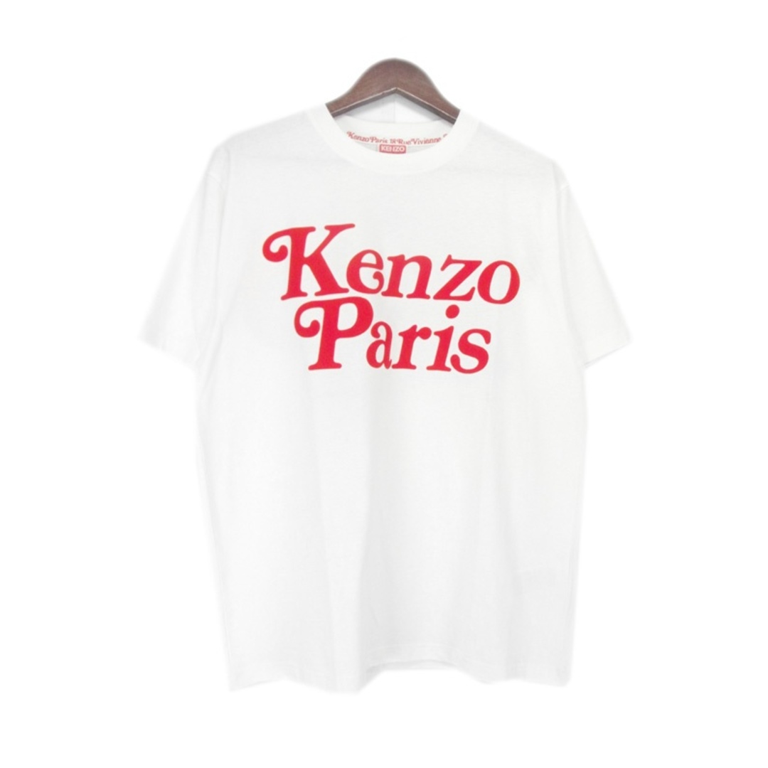 KENZO(ケンゾー)のケンゾー KENZO × ヴェルディ VERDY ■ 24SS 【 OVERSIZE T SHIRT FE55TS1914SY 】 ロゴ デザイン オーバー サイズ 半袖 Tシャツ　32919 メンズのトップス(Tシャツ/カットソー(半袖/袖なし))の商品写真