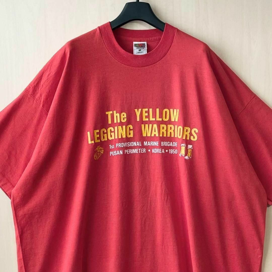 FRUIT OF THE LOOM(フルーツオブザルーム)の90s USA製古着　ヴィンテージ　海兵臨時旅団　Tシャツ シングルステッチ メンズのトップス(Tシャツ/カットソー(半袖/袖なし))の商品写真