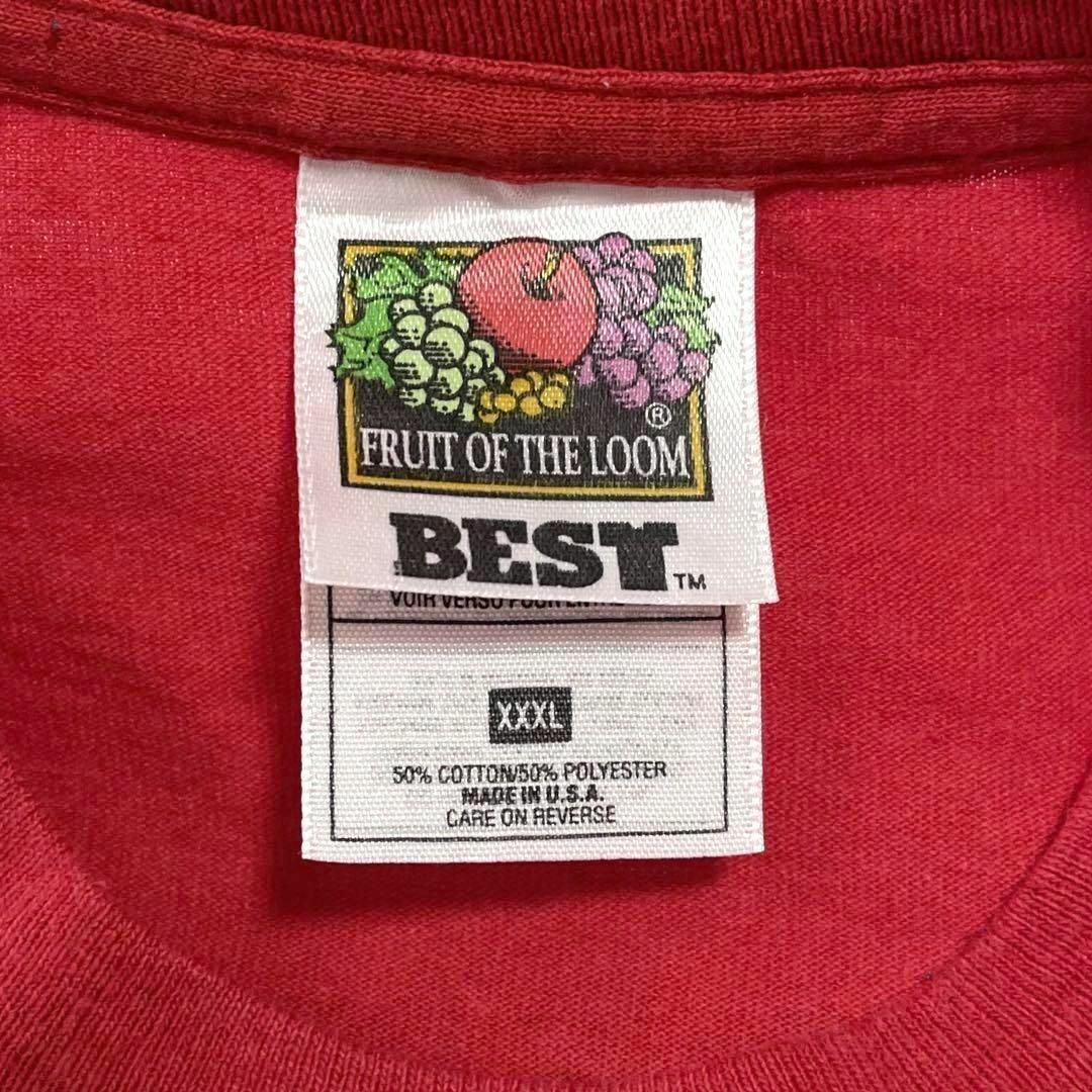 FRUIT OF THE LOOM(フルーツオブザルーム)の90s USA製古着　ヴィンテージ　海兵臨時旅団　Tシャツ シングルステッチ メンズのトップス(Tシャツ/カットソー(半袖/袖なし))の商品写真