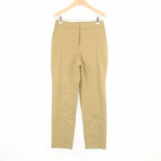 セオリー(theory)の美品 theory luxe セオリー Eco Crunch Wash Carol E str クロップドパンツ 40 麻他 370 メダルブロンズ 2206400 レディース AO1767A62 (ショートパンツ)