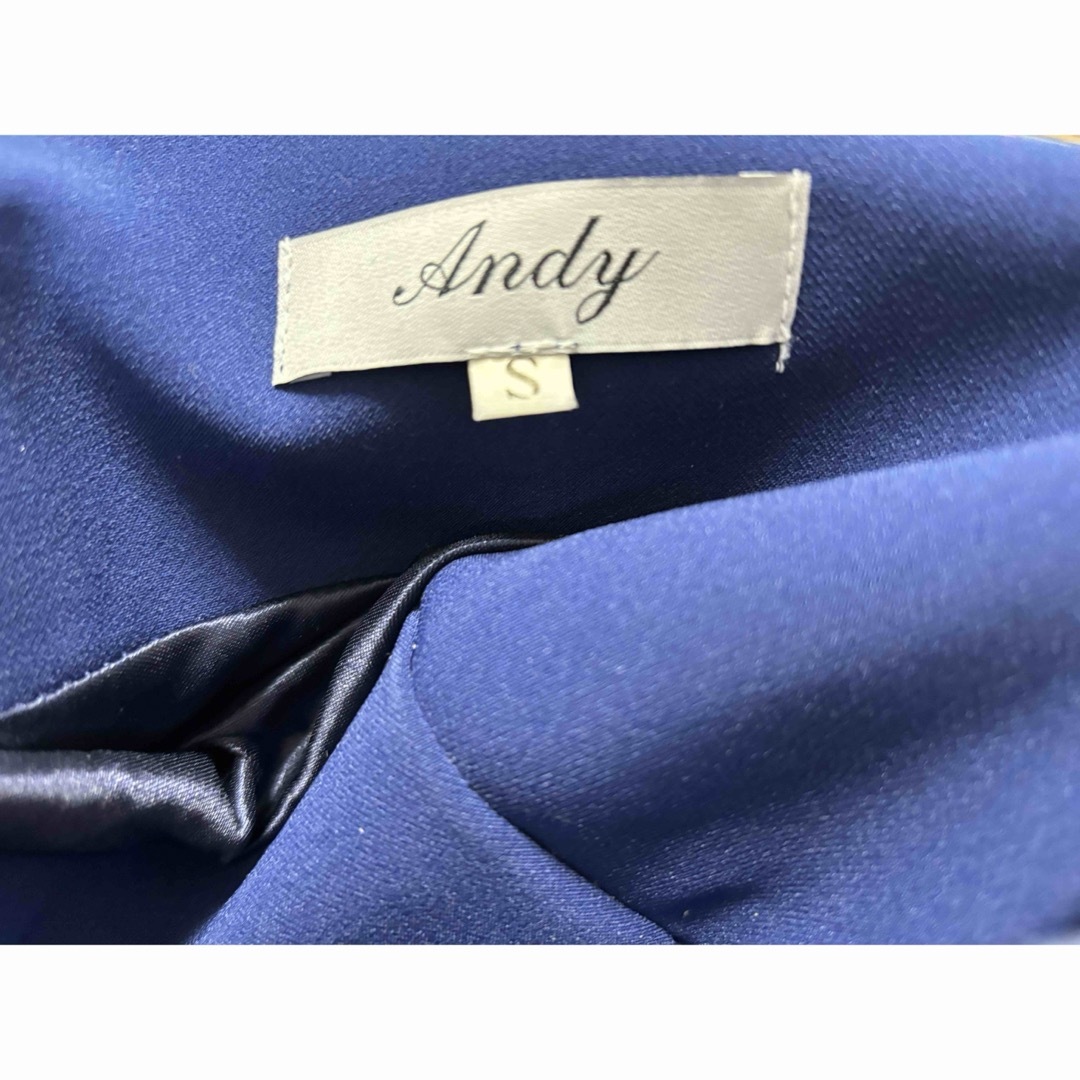 Andy(アンディ)のAndy オフショル レースドレス(ネイビー) レディースのワンピース(ミニワンピース)の商品写真