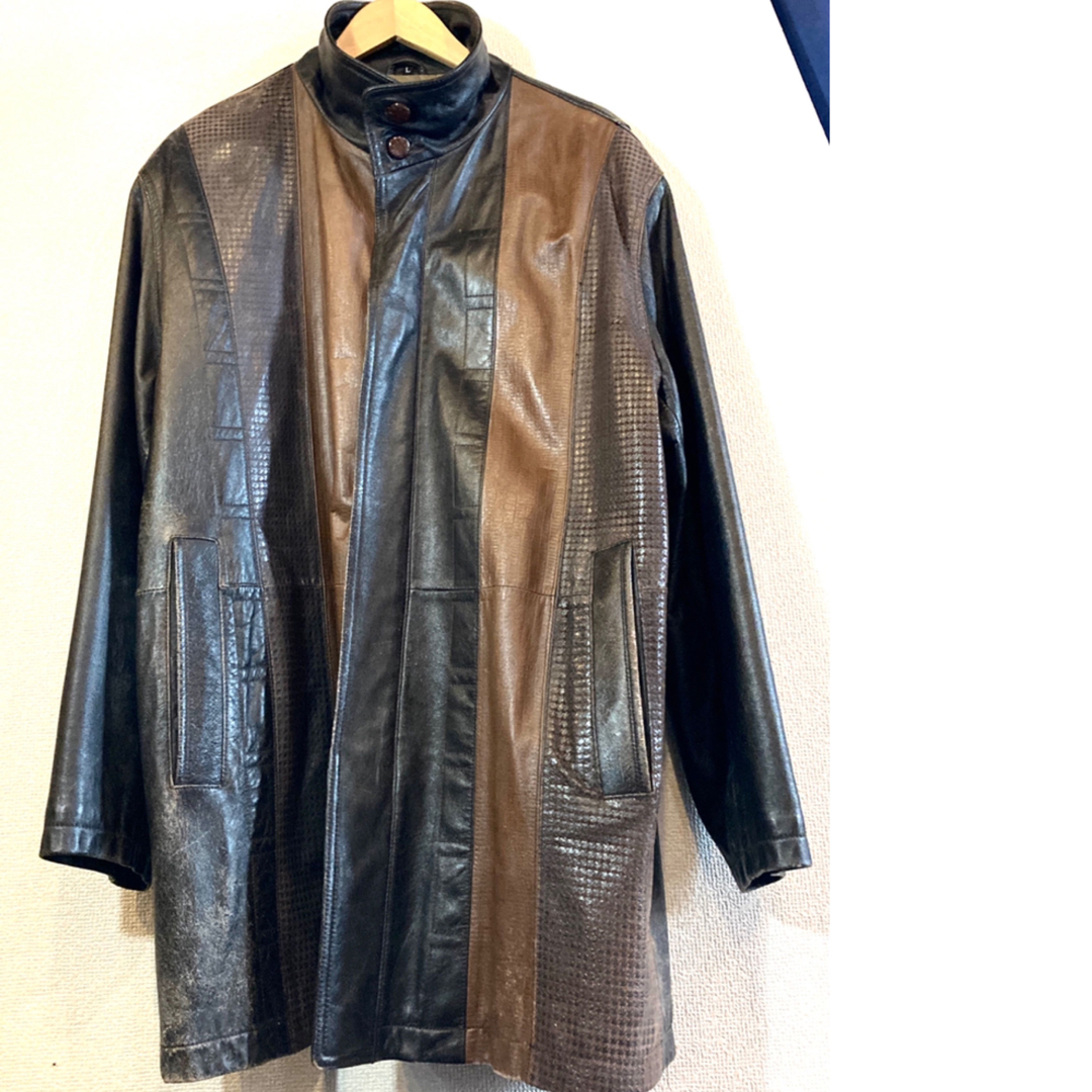 BALMAIN(バルマン)のBARMAIN★90'sVINTAGE★レザージャケット★バルマン★定価50万円 メンズのジャケット/アウター(レザージャケット)の商品写真