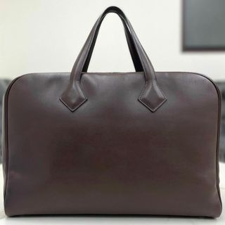 Hermes - エルメス　ヴィクトリア2 12H　ダークブラウン　ビジネスバッグ　□P刻印