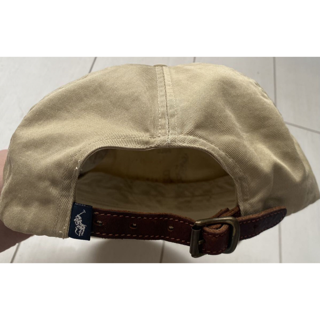 POLO RALPH LAUREN - 90s vintage POLO ラルフローレン 本革 cap POLO RALPH LAUREN - 90s vintage POLO ラルフローレン 本革 cap