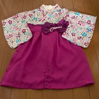 はかまロンパース　90センチ(和服/着物)