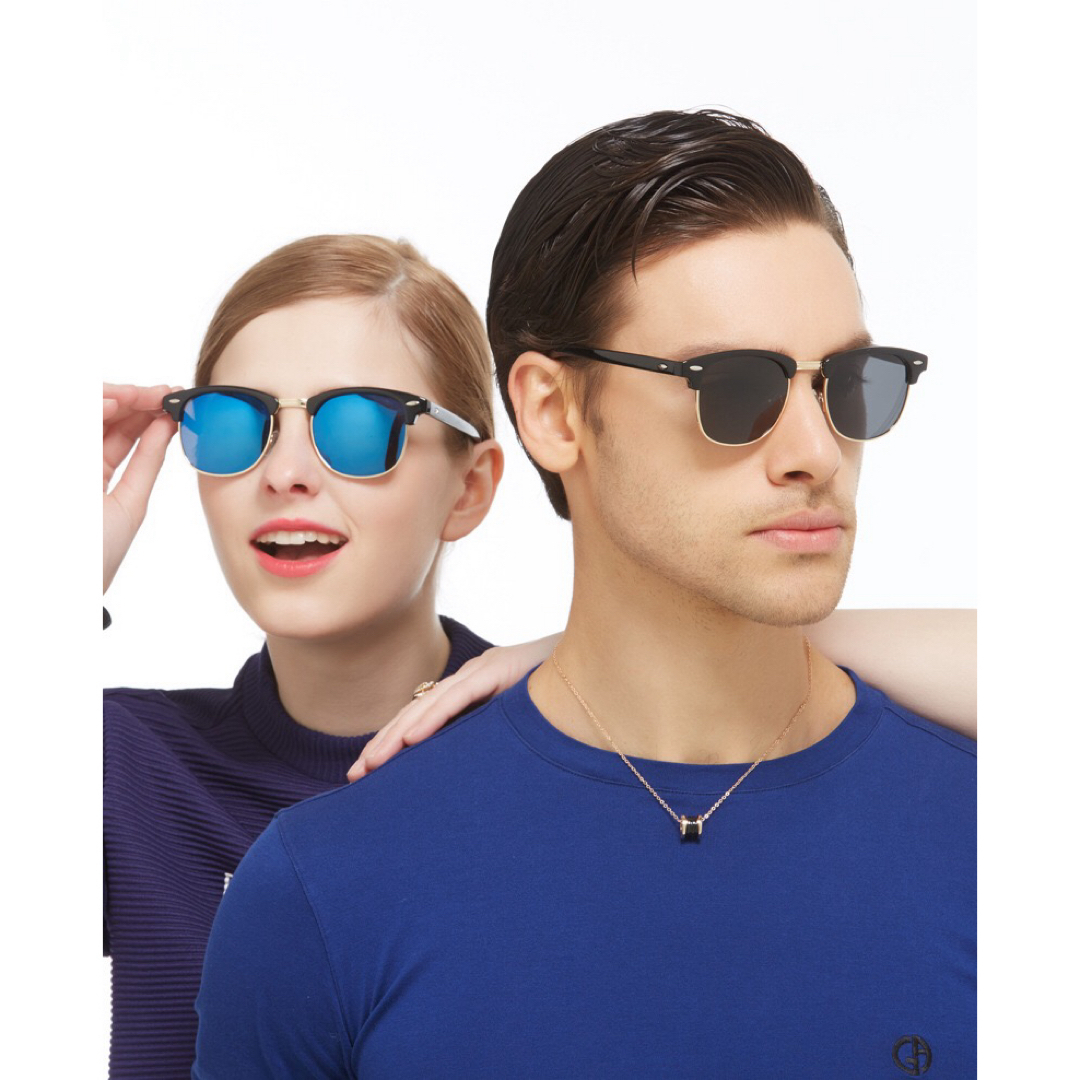 サングラス サーモント メガネ　伊達メガネ スモーク  UV400 メンズのファッション小物(サングラス/メガネ)の商品写真