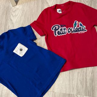 プチバトー(PETIT BATEAU)のプチバトー  Tシャツ2枚セット(Ｔシャツ)