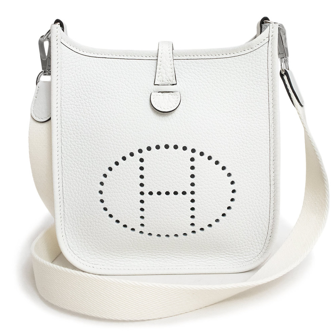 Hermes(エルメス)のエルメス エヴリン TPM アマゾン 16 ショルダーバッグ 斜め掛け トリヨンクレマンス レザー New White(ニューホワイト) 白 シルバー金具 B刻印 箱付 HERMES（新品・未使用品） レディースのバッグ(ショルダーバッグ)の商品写真