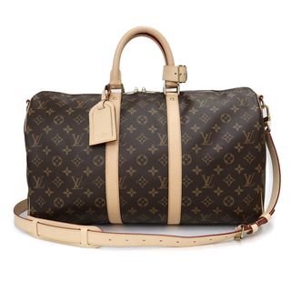 ルイヴィトン(LOUIS VUITTON)のルイ ヴィトン キーポル バンドリエール 45 2way ショルダー ハンド ボストンバッグ モノグラム ブラウン 茶 ゴールド金具 M41418  LOUIS VUITTON（未使用保管品）(ボストンバッグ)