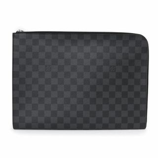 ルイヴィトン(LOUIS VUITTON)のルイ ヴィトン ポシェット ジュール GM クラッチ セカンドバッグ ダミエグラフィット レザー ブラック 黒 シルバー金具 N41501 箱付 LOUIS VUITTON（未使用保管品）(セカンドバッグ/クラッチバッグ)