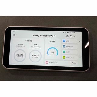 SAMSUNG Galaxy 5G Mobile Wi-Fi SCR01 ホワイ