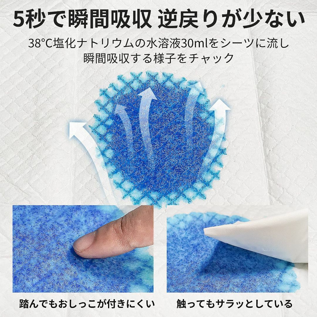 HONEYCARE ハニーケア ペットシーツ 薄型 犬 ワイド 45*60cm  その他のペット用品(犬)の商品写真