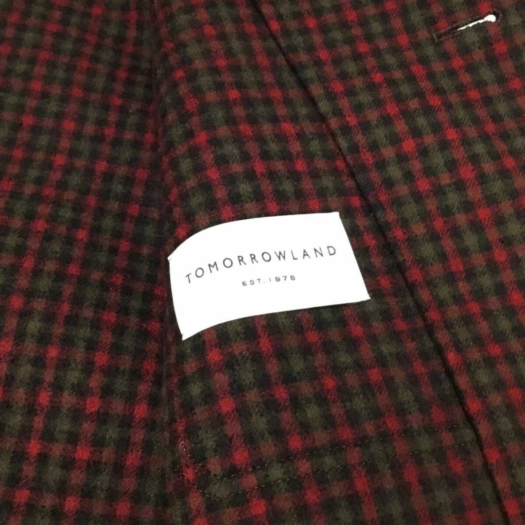 TOMORROWLAND(トゥモローランド)のトゥモローランド チェック柄ウールトラッカージャケット XS メンズのジャケット/アウター(カバーオール)の商品写真