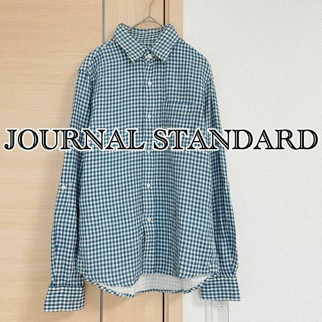 JOURNAL STANDARD(ジャーナルスタンダード)のジャーナルスタンダード　チェック柄　長袖シャツ レディースのトップス(シャツ/ブラウス(長袖/七分))の商品写真