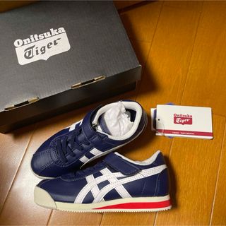 オニツカタイガー(Onitsuka Tiger)の【未使用】オニツカタイガー　アシックス　17.5cm(スニーカー)