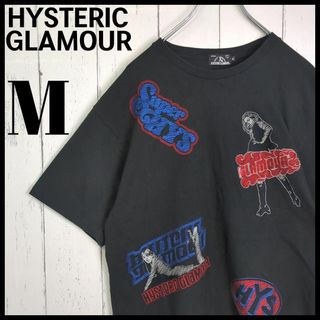 ヒステリックグラマー(HYSTERIC GLAMOUR)の【超希少モデル】 ヒステリックグラマー 刺繍マルチロゴ 入手困難 Tシャツ(Tシャツ/カットソー(半袖/袖なし))