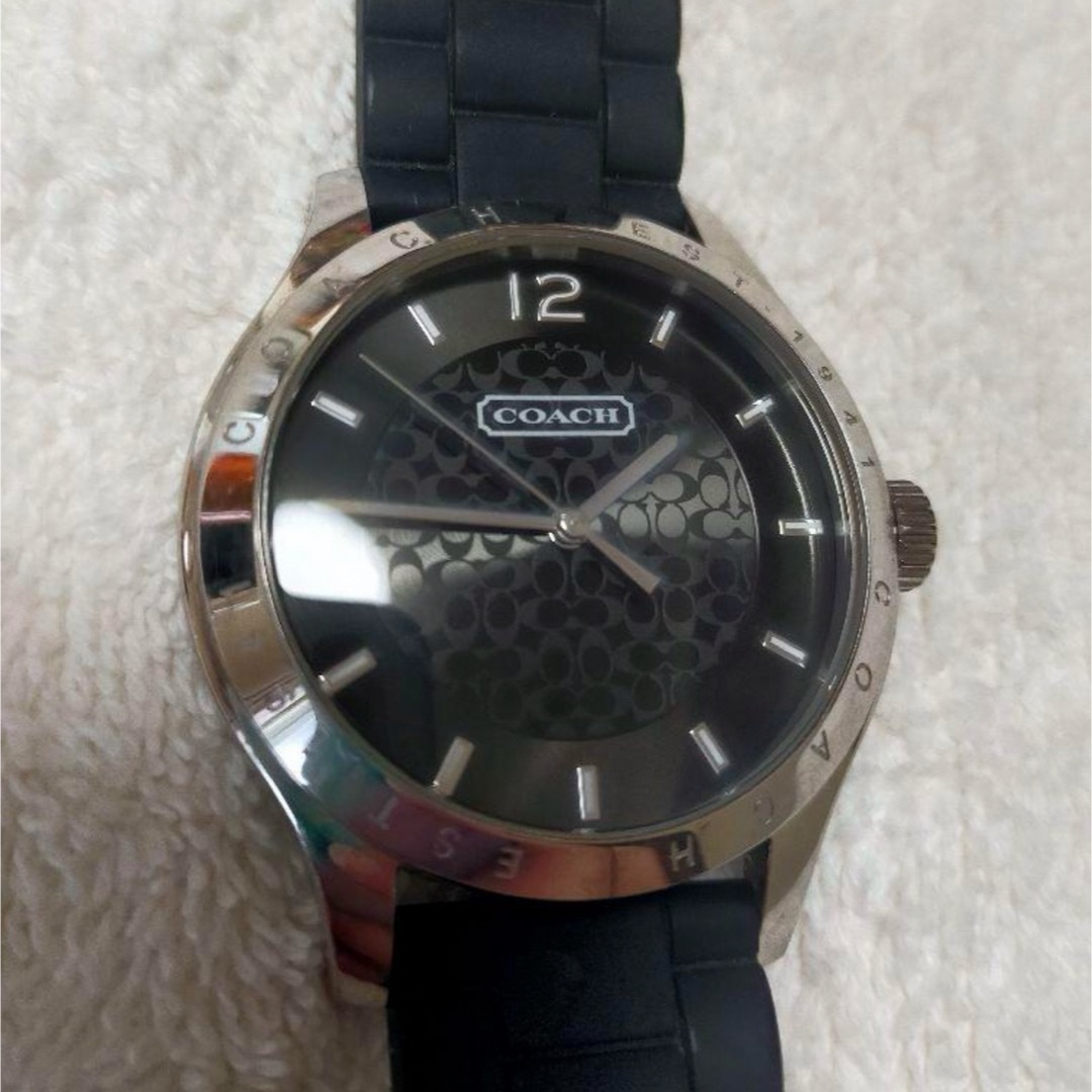 COACH(コーチ)のCOACH コーチ メンズレディース ラバーベルト腕時計 メンズの時計(腕時計(アナログ))の商品写真