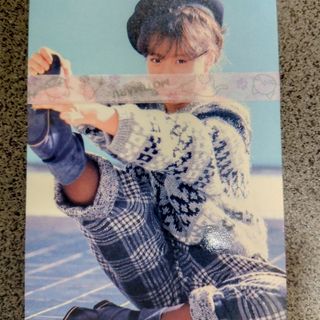 中森明菜  photo（写真📸）カレンダー付き 裏面（1985年頃）(写真/ポストカード)