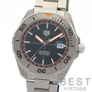 タグホイヤー(TAG Heuer)のタグホイヤー 【TAG HEUER 】 アクアレーサー バンフォード リミテッドエディション WAY208F.BF0638 メンズ ブラック チタン 腕時計 時計 AQUA RACER BANFORD LIMITED EDITION  BLACK TI 【中古】 (腕時計(アナログ))