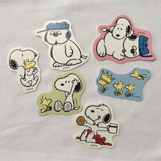 スヌーピー(SNOOPY)のスヌーピー　SNOOPY  オラフ　ウッドストック　ステッカー(キャラクターグッズ)