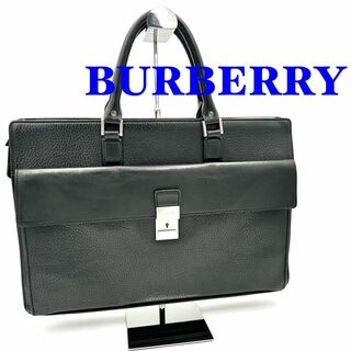 バーバリー(BURBERRY)のBURBERRY バーバリー ブリーフケース ビジネスバッグ ブラック(ビジネスバッグ)