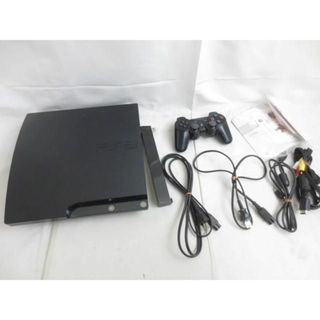  中古品 ゲーム プレイステーション3 PS3本体 CECH-2000A チャコールブラック 動作品 周辺機器あり(携帯用ゲーム機本体)