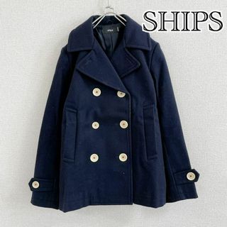 シップス(SHIPS)のシップス SHIPS コート サイズM ダークネイビー(ピーコート)