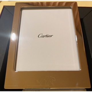 カルティエ(Cartier)のカルティエ フォトフレーム 写真立て メタル シルバー オブジェ 新品(フォトフレーム)