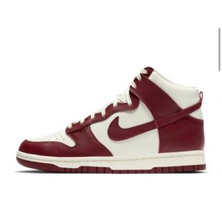 ナイキ(NIKE)のNIKE WMNS DUNK HIGH "TEAM RED"(スニーカー)