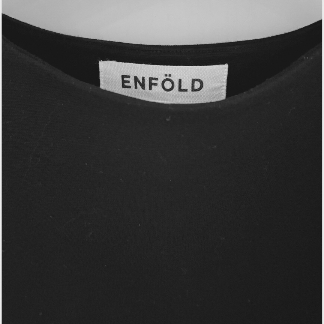 ENFOLD(エンフォルド)のENFOLD エンフォルド　ニットワンピース レディースのワンピース(ひざ丈ワンピース)の商品写真