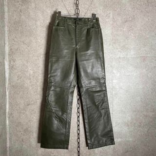 ヴィンテージ(VINTAGE)のMiXT レザー ライダースパンツ GUNEIN LEATHER 牛革本革(カジュアルパンツ)