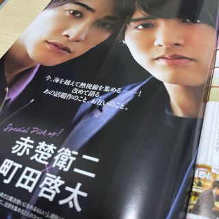 【切り抜き】赤楚衛二・町田啓太/月刊TVガイド2021年5月号(音楽/芸能)