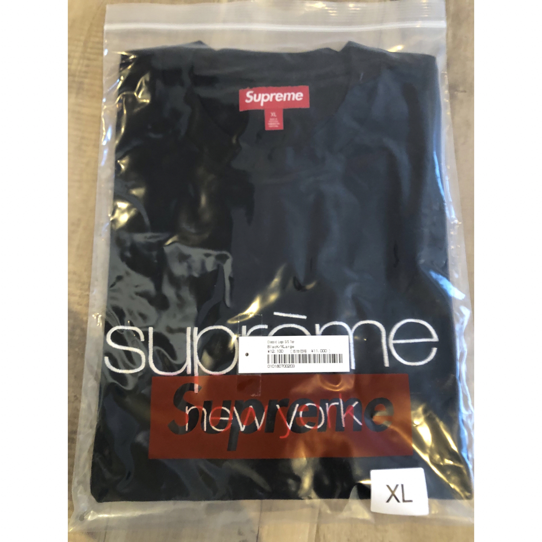 Supreme(シュプリーム)のSupreme Classic Logo S/S Top "Black" メンズのトップス(Tシャツ/カットソー(半袖/袖なし))の商品写真