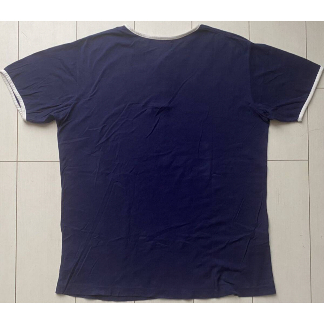 RRL(ダブルアールエル)のRRL DOUBLE RL ダブルアールエル ヘンリーネック Tシャツ 90s メンズのトップス(Tシャツ/カットソー(半袖/袖なし))の商品写真