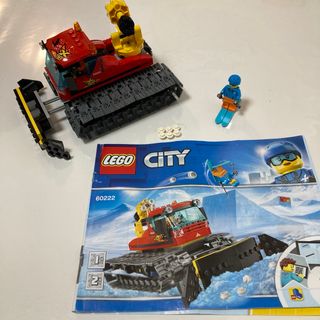 レゴ(Lego)の中古⁉️一部欠品有❓レゴシティ除雪車スキー60222説明書付(その他)