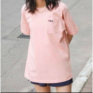 フィラ(FILA)のFILA ユニセックス アソートロゴ半袖Tシャツ(Tシャツ/カットソー(半袖/袖なし))