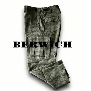 ベルウィッチ(BERWICH)の極美品『ベルウィッチ』46 ワイドカーゴ スラックス パンツ トラウザーズ(スラックス)