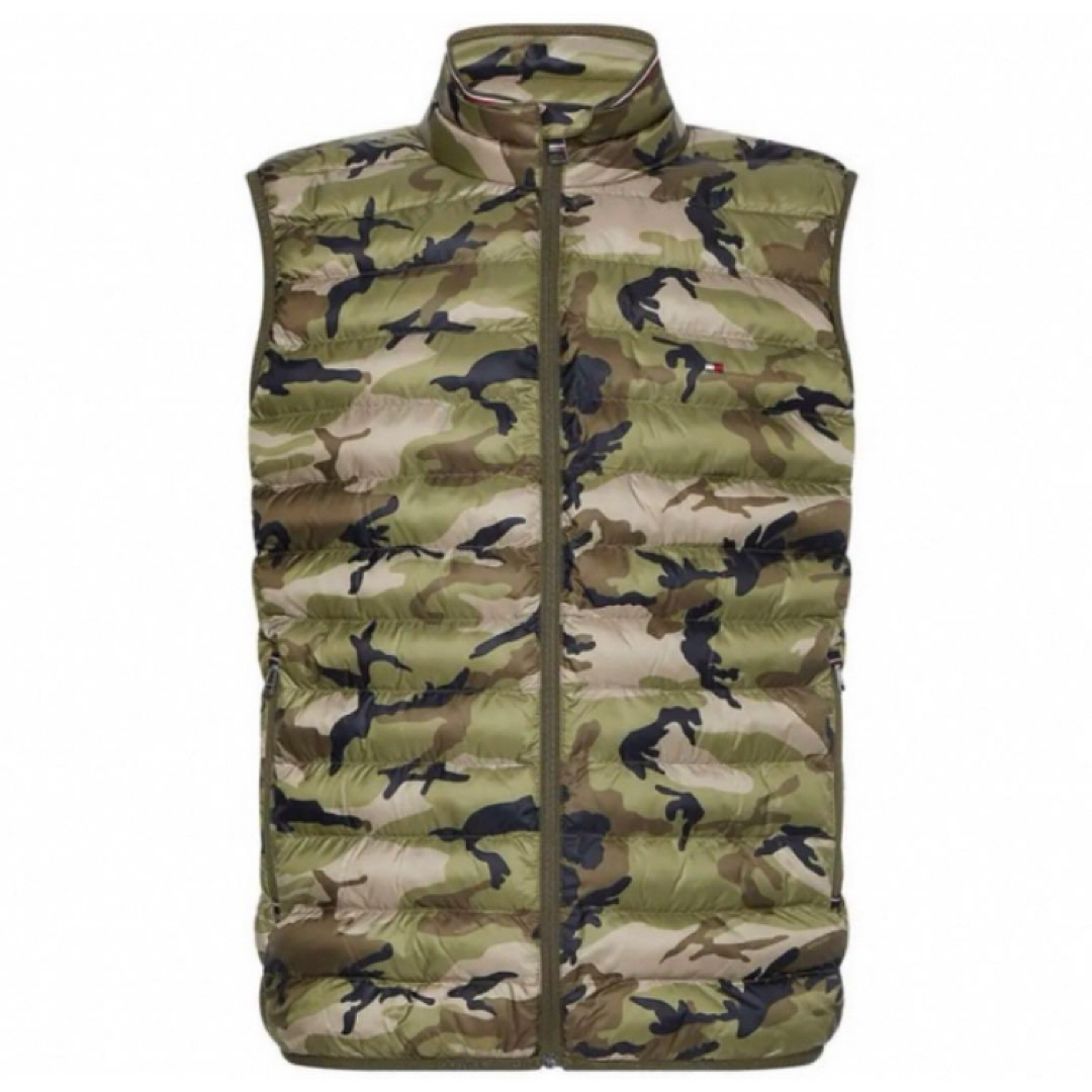 TOMMY HILFIGER(トミーヒルフィガー)の送料無料 新品 TOMMY HILFIGER PACKABLE VEST XL メンズのジャケット/アウター(その他)の商品写真