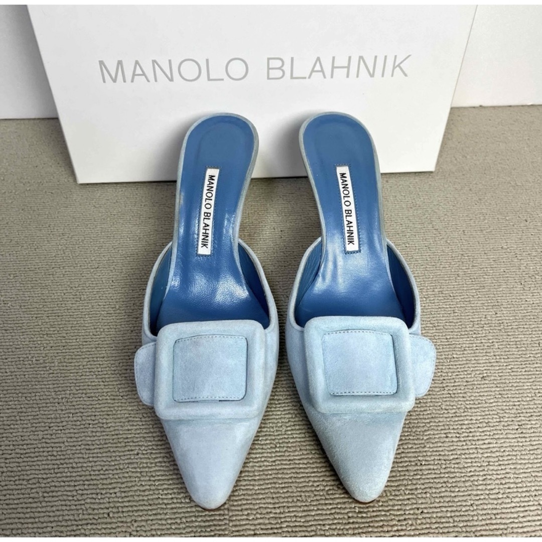 MANOLO BLAHNIK(マノロブラニク)のMANOLO BLAHNIK マノロブラニク　メイセール レディースの靴/シューズ(ミュール)の商品写真