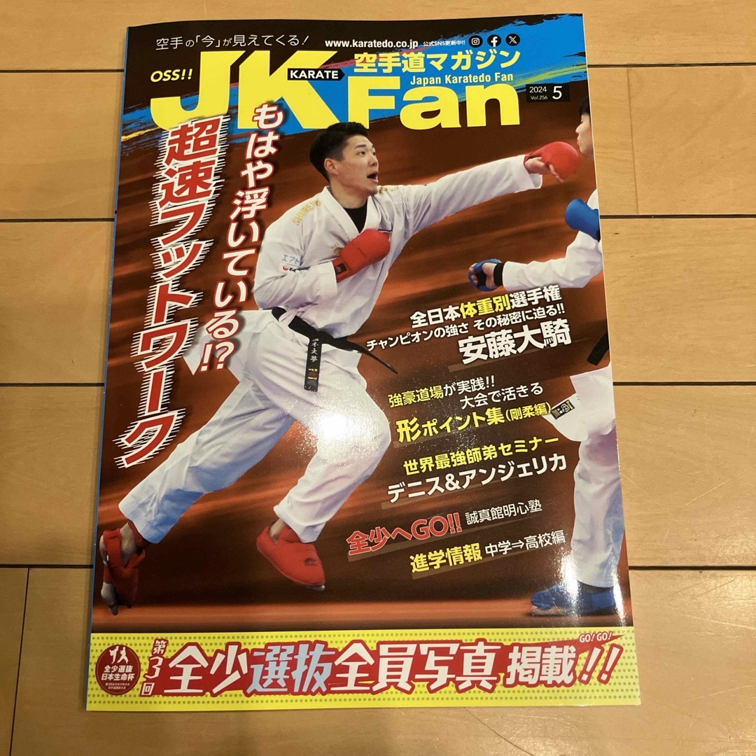 JK Fan (ジェイケイ・ファン) 空手道マガジン 2024年 05月号 [雑 エンタメ/ホビーの雑誌(趣味/スポーツ)の商品写真