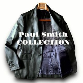 ポールスミスコレクション(Paul Smith COLLECTION)のA12 極美品 M『ポールスミス コレクション』ラムレザー テーラードジャケット(テーラードジャケット)