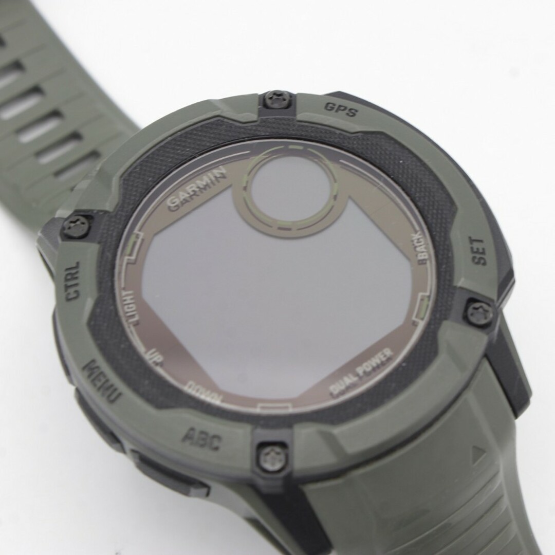 GARMIN(ガーミン)のGARMIN Instinct 2X Dual Power 010-02805-52 Moss スマートウォッチ ガーミン インスティンクト 本体 メンズの時計(腕時計(デジタル))の商品写真