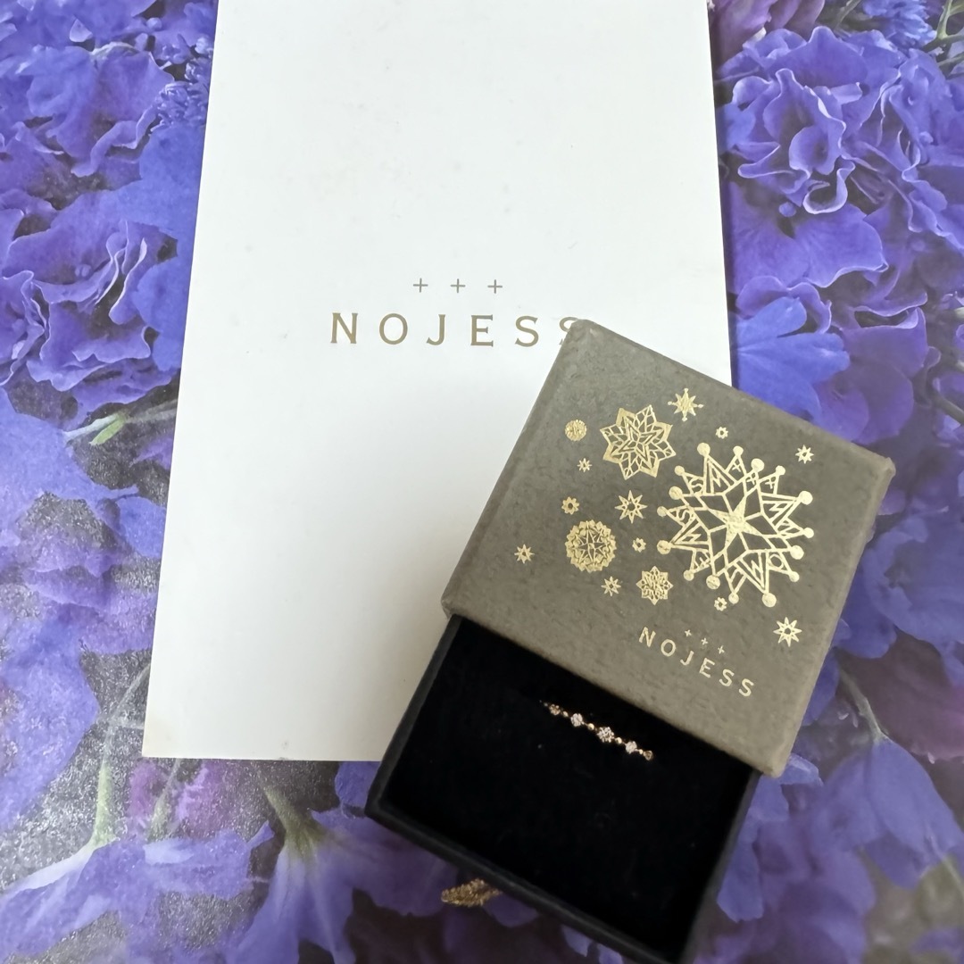 NOJESS(ノジェス)の【新品未使用】NOJESS_K10・ダイヤモンドピンキーリング_箱・証明書付き レディースのアクセサリー(リング(指輪))の商品写真