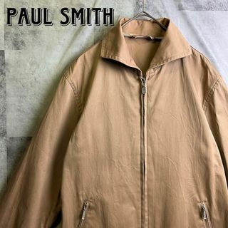 ポールスミス(Paul Smith)のポールスミス コットン ドリズラージャケット スイングトップ ベージュ M(ブルゾン)