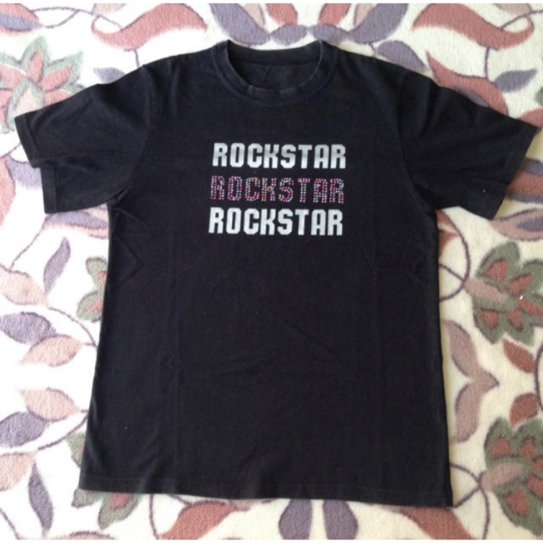 パンク　ロックスター　ROCK STAR Tシャツ　黒　ブラック メンズのトップス(Tシャツ/カットソー(半袖/袖なし))の商品写真