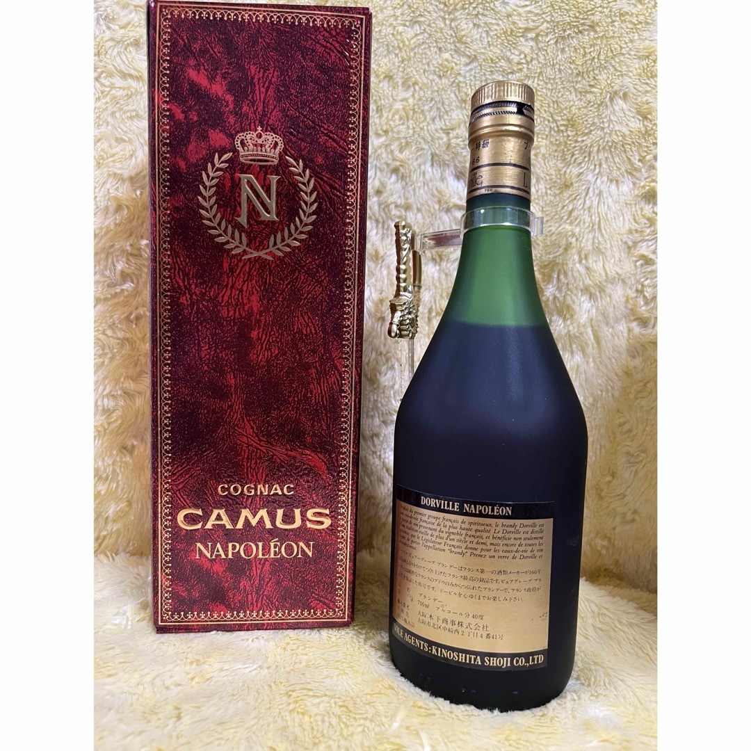 ナポレオンCAMUS   箱付き2本セット 食品/飲料/酒の酒(ブランデー)の商品写真