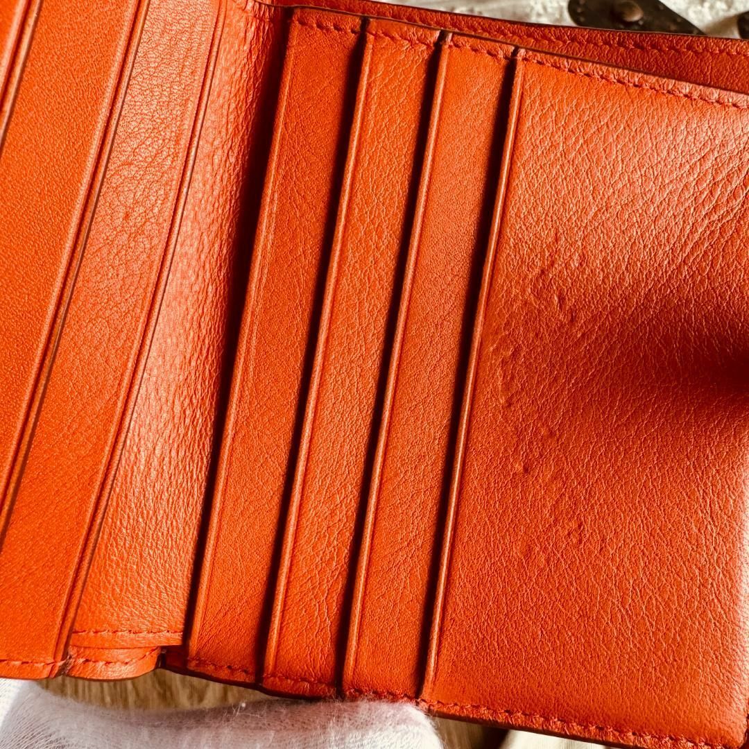 LOEWE(ロエベ)の◇ロエベ◇コンパクトジップウォレット アナグラム ソフトグレインカーフ 折り財布 レディースのファッション小物(財布)の商品写真