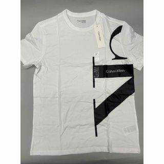 Calvin Klein - 【新品未使用】カルバンクライン メンズ半袖コットン丸首Tシャツ M 白